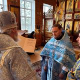 Епископ Феогност совершил Божественную Литургию в праздник Благовещения Пресвятой Богородицы
