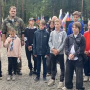 Следопыты и наставники 15 июля приняли участие в уборке территории захоронения наших бойцов, погибших на СВО