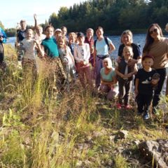 7 сентября в живописном месте Воскресенка, недалеко от места слияния ДВУХ рек — Шарп и Сосьва, встретились ДВЕ Воскресные школы — «Благовест» г. Североуральска и православные следопыты из отряда «Преображенский» г. Серова