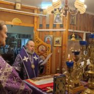 Преосвященный епископ Феогност Серовский и Краснотурьинский совершил Божественную литургию в престольный праздник Крестовоздвиженского храма поселка Черемухово