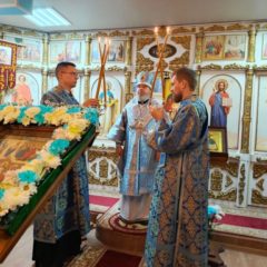 Всенощное бдение в храме Покрова Божией Матери