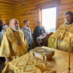 Архиерейское богослужение в часовне святой мученицы Вероники