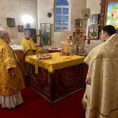 Божественная литургия в честь святителя Иоанна Златоуста в Серове