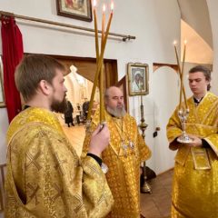 Всенощное бдение в храме Нерукотворного Образа Христа Спасителя