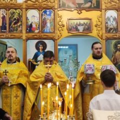 Торжественное богослужение в день памяти святителя Николая Чудотворца в посёлке Третий Северный