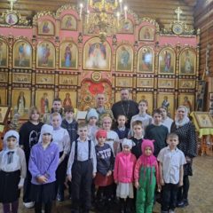 Урок мужества в воскресной школе храма Воскресения Христова г. Новая Ляля