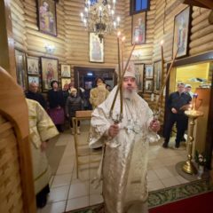 Всенощное бдение в храме блаженной Матроны Московской