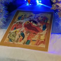 Праздник Рождества Христова в храме Преображенье Господне п. Восточный Серовской епархии