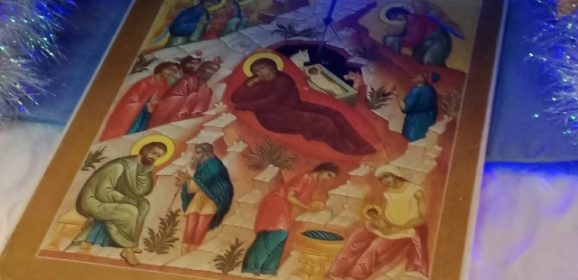 Праздник Рождества Христова в храме Преображенье Господне п. Восточный Серовской епархии